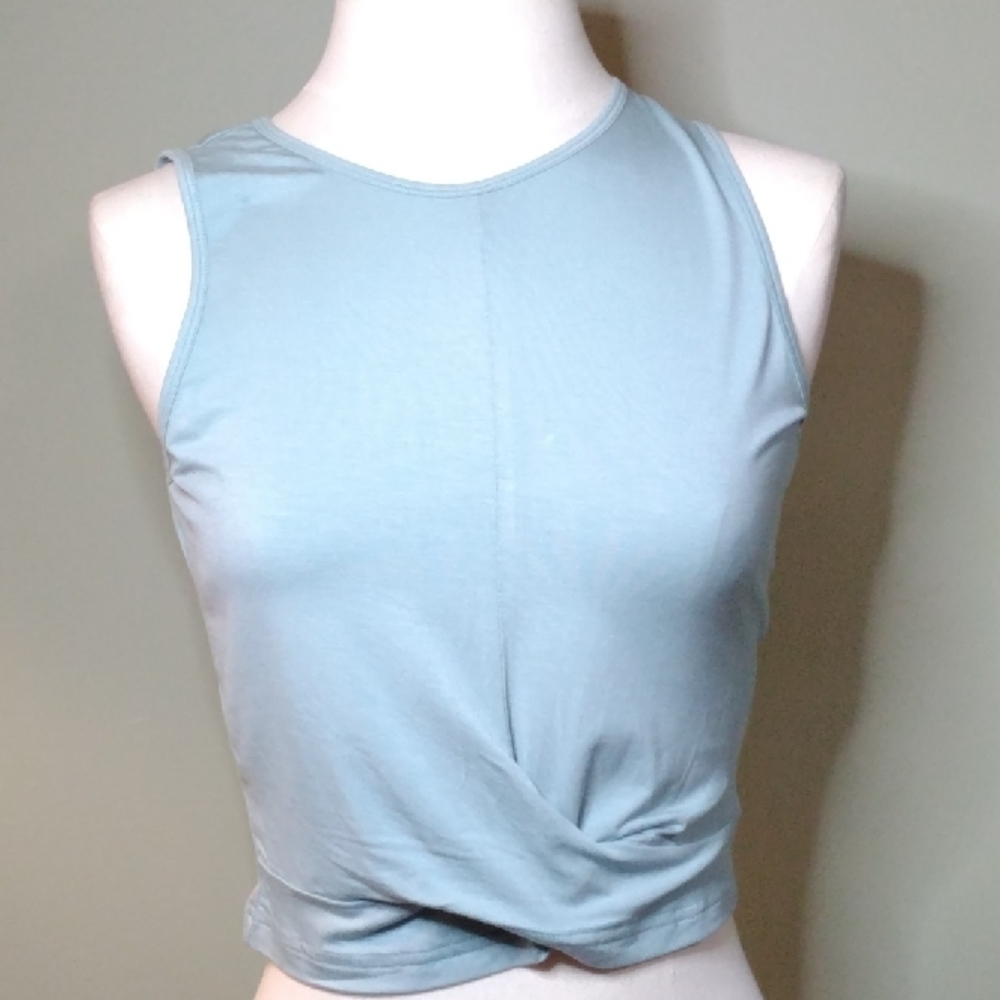 Women's Blue Sleeveless Top‎